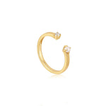 Ania Haie Pearl Sparkle Adjustable Rings - Juli's Wearable Art