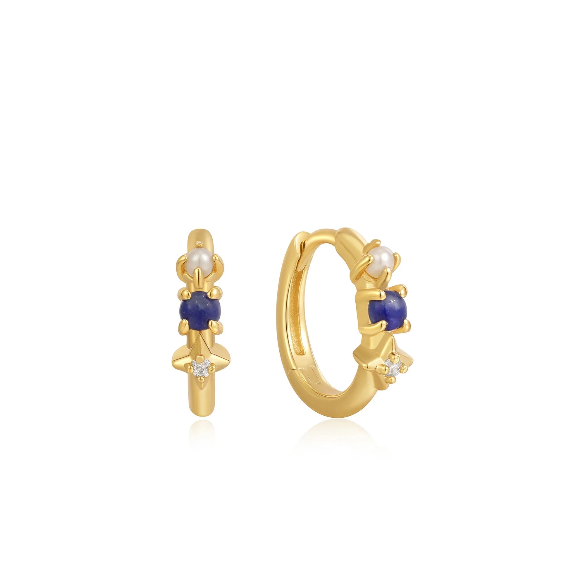 Ania Haie Star Huggie Hoop Earrings - Juli's Wearable Art