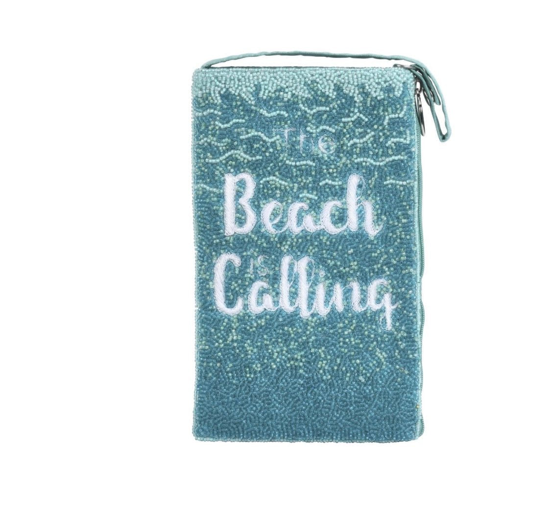 Bamboo Trading Co. The Beach is Calling Club Bag - Juli's Wearable Art