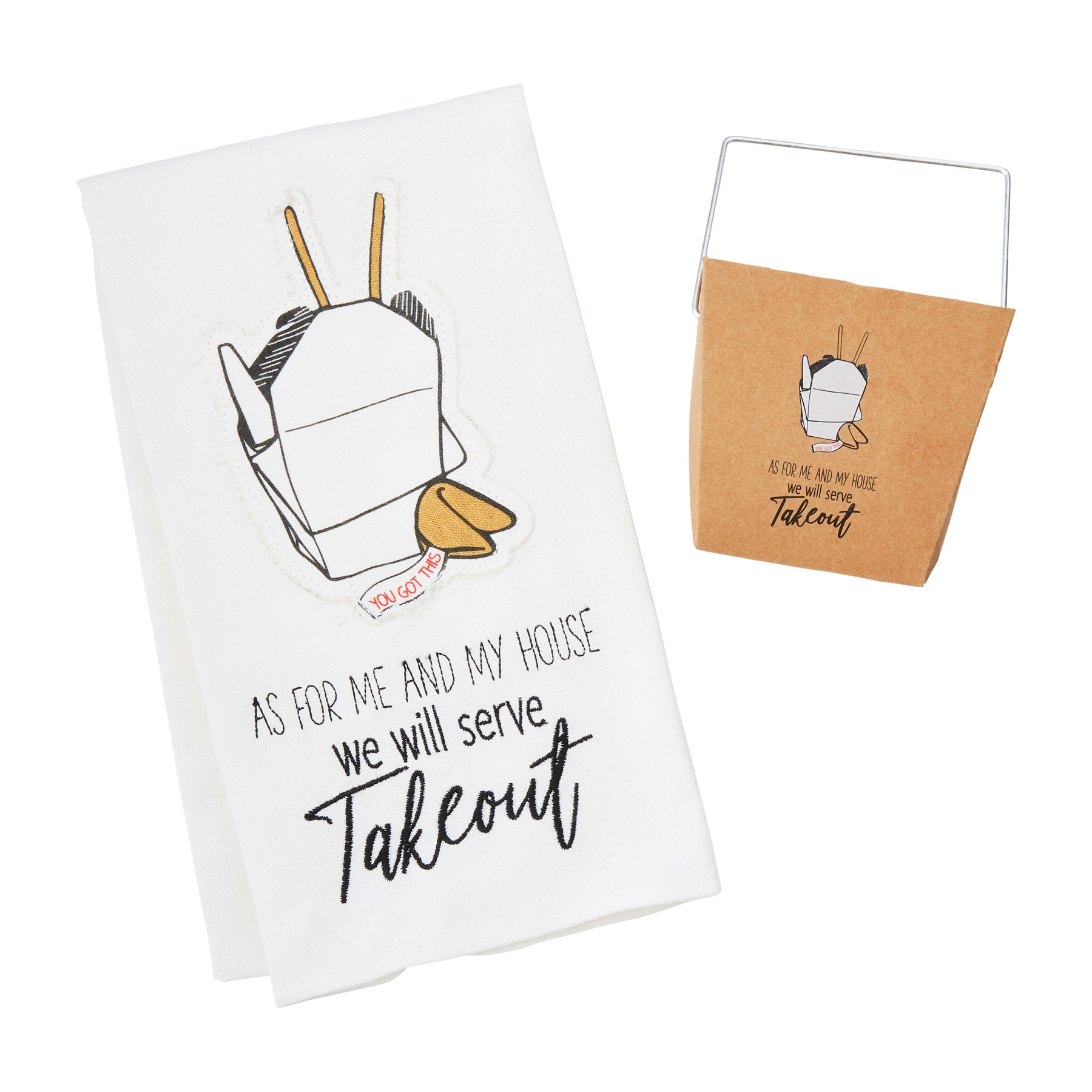 Mudpie "Take out" Tea Towels
