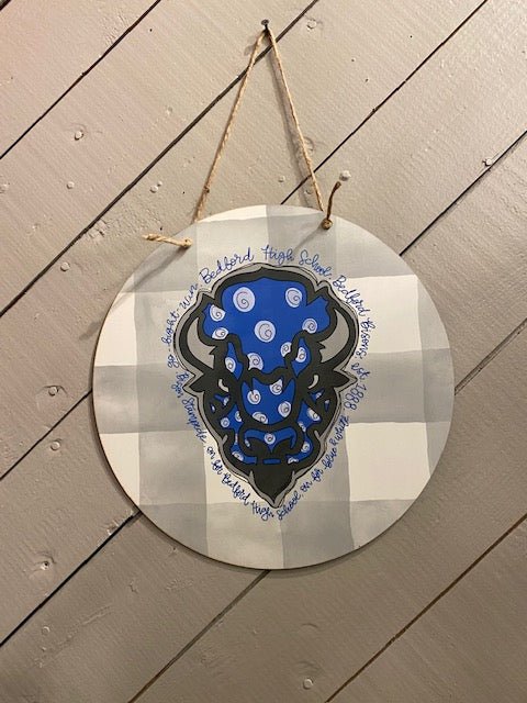 Bedford Bison Door Hanger - Juli's Wearable Art