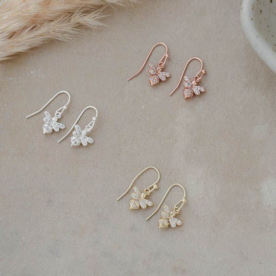 Bee Yourself French Wire Earrings - Juli's Wearable Art