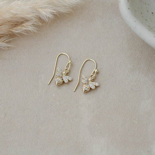 Bee Yourself French Wire Earrings - Juli's Wearable Art