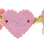 Bourbon & Boweties - Glitter Heart Bangle Bracelets - Juli's Wearable Art