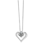Brighton Alcazar Duet Heart Necklace - Juli's Wearable Art
