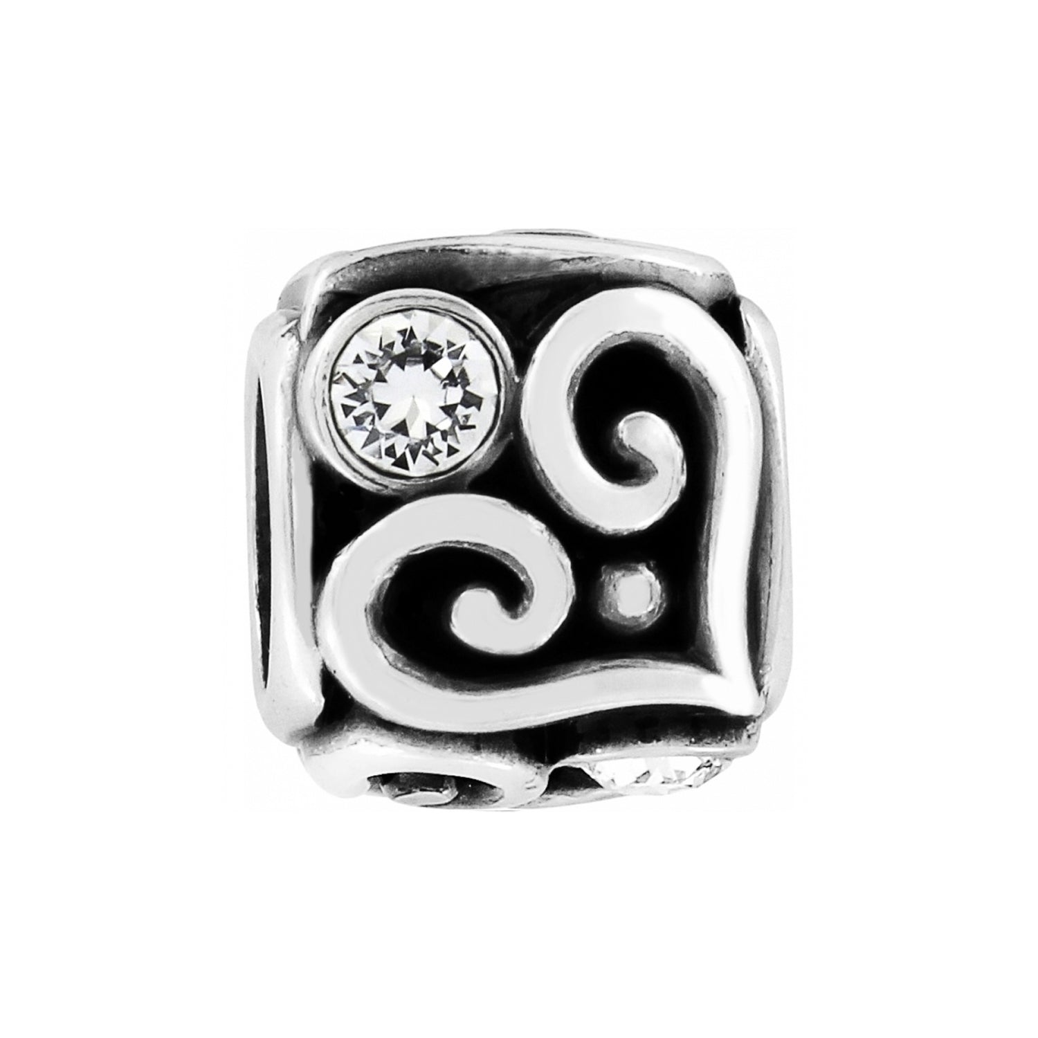 Brighton Alcazar Heart Cube Bead