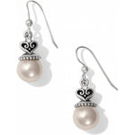 Brighton Alcazar Pearl Drop French Wire Earrings - Juli's Wearable Art