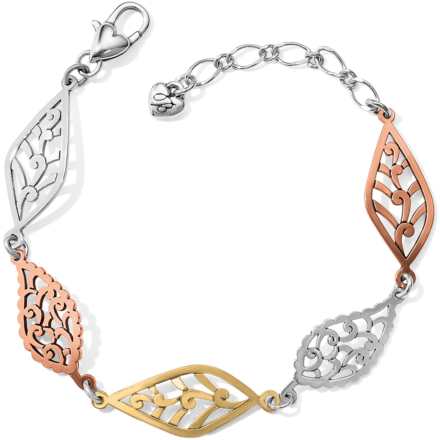 Brighton Barbados Leaves Mix Metal Bracelet - Juli's Wearable Art