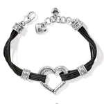 Brighton Black Heritage Heart Bracelet - Juli's Wearable Art