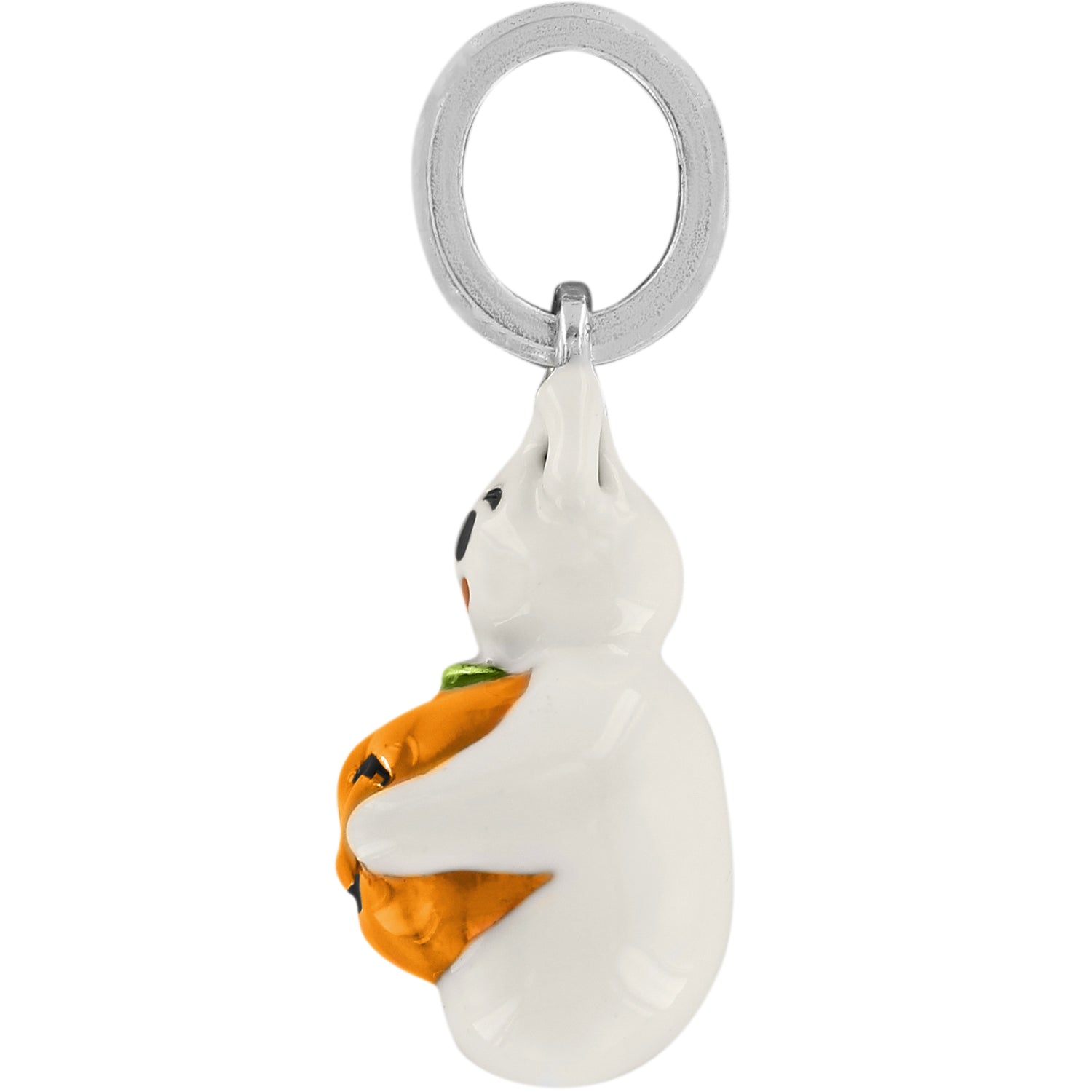 Brighton Boo Halloween Charm – Friendly Ghost with Jack-o-Lantern