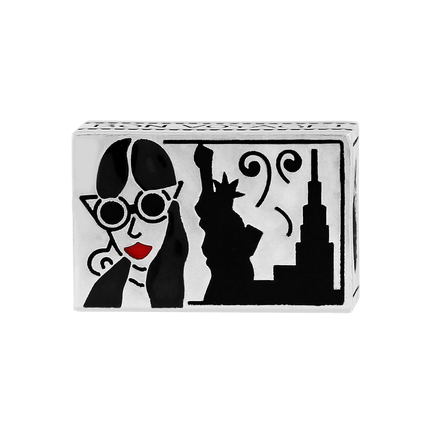 Brighton City Girl Postcard Bead - Juli's Wearable Art