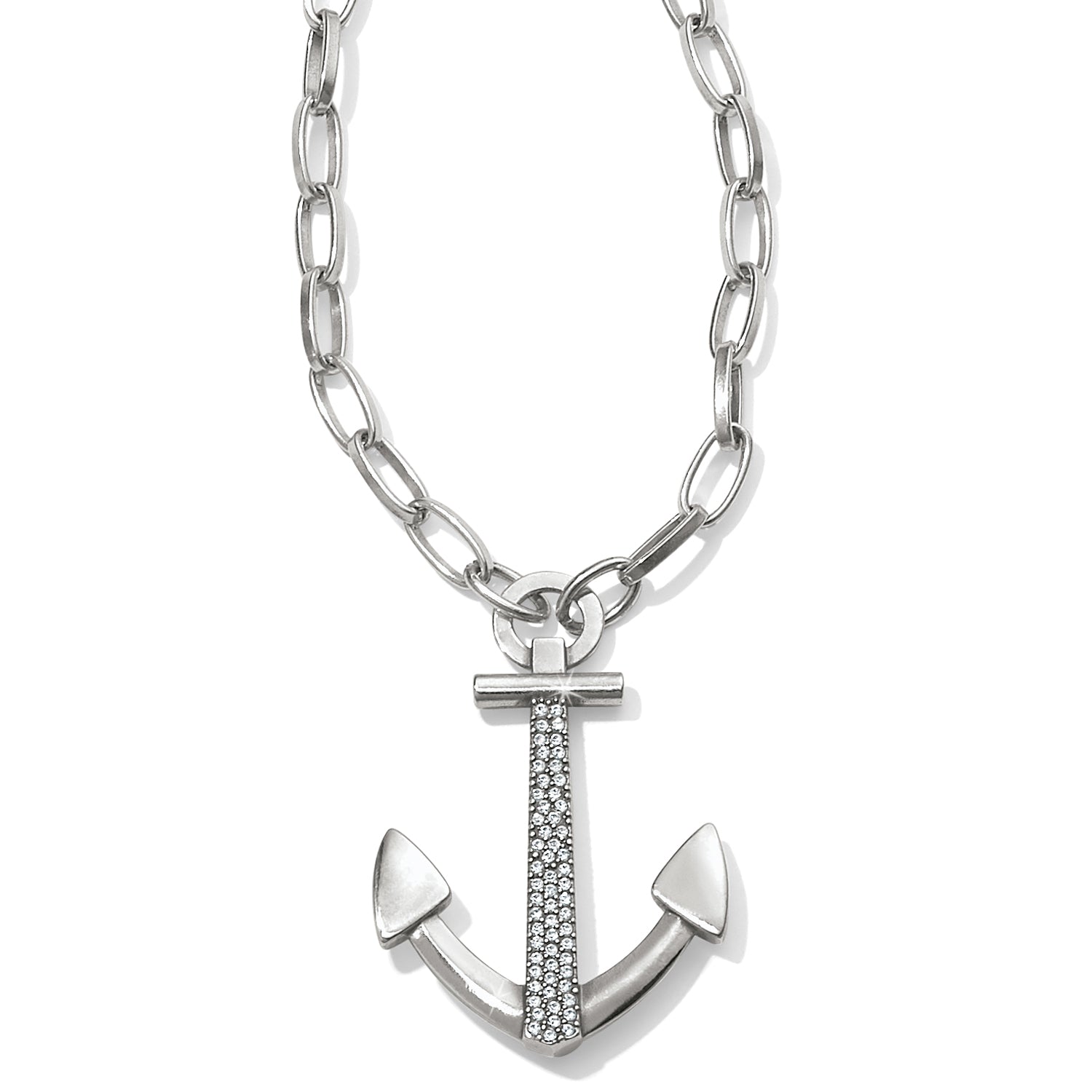 Brighton Coastline Reversible Anchor Link Necklace - Juli's Wearable Art