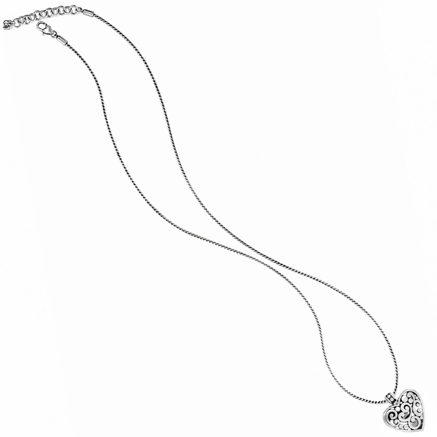Brighton Contempo Heart Badge Clip Necklace - Juli's Wearable Art