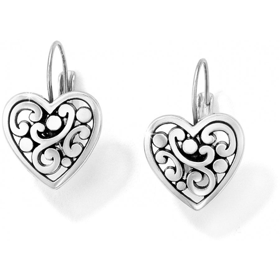 Brighton Contempo Heart Leverback Earrings - Juli's Wearable Art