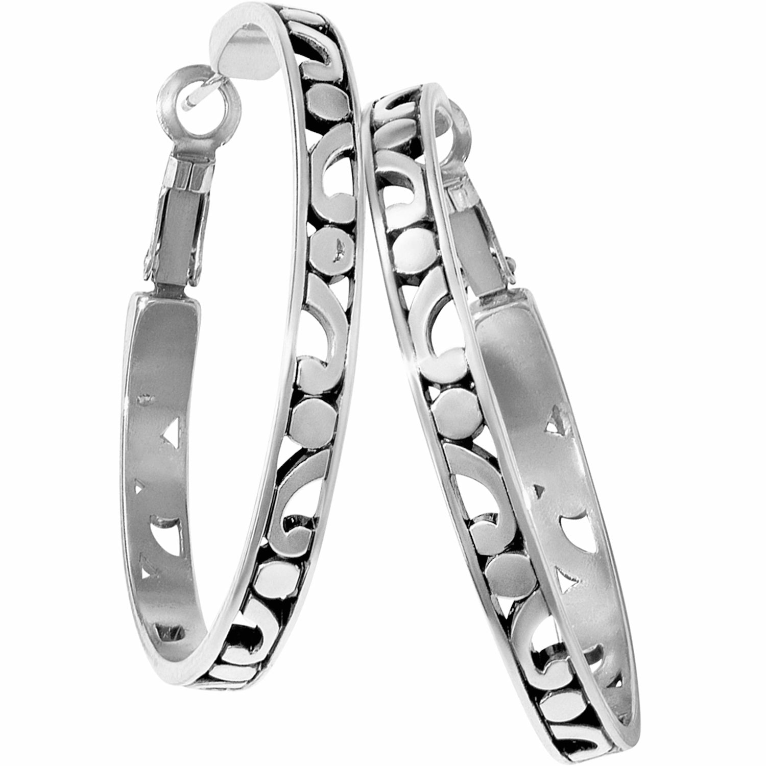 Brighton Contempo Large Hoop Earrings - Juli's Wearable Art