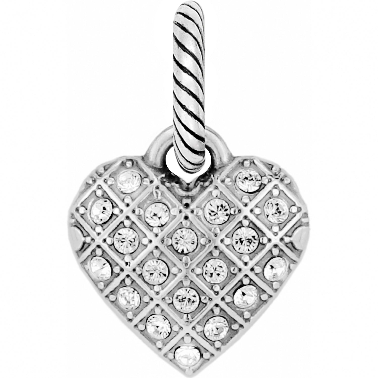 Brighton Diamond Heart Charm