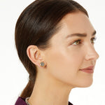Brighton Ferrara Two Tone Post Earrings - Juli's Wearable Art