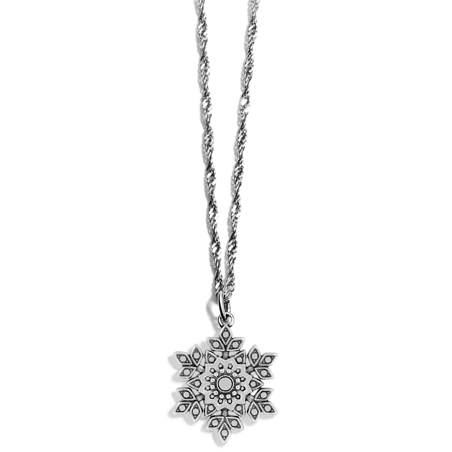 Brighton Glint Snowflake Necklace - Juli's Wearable Art