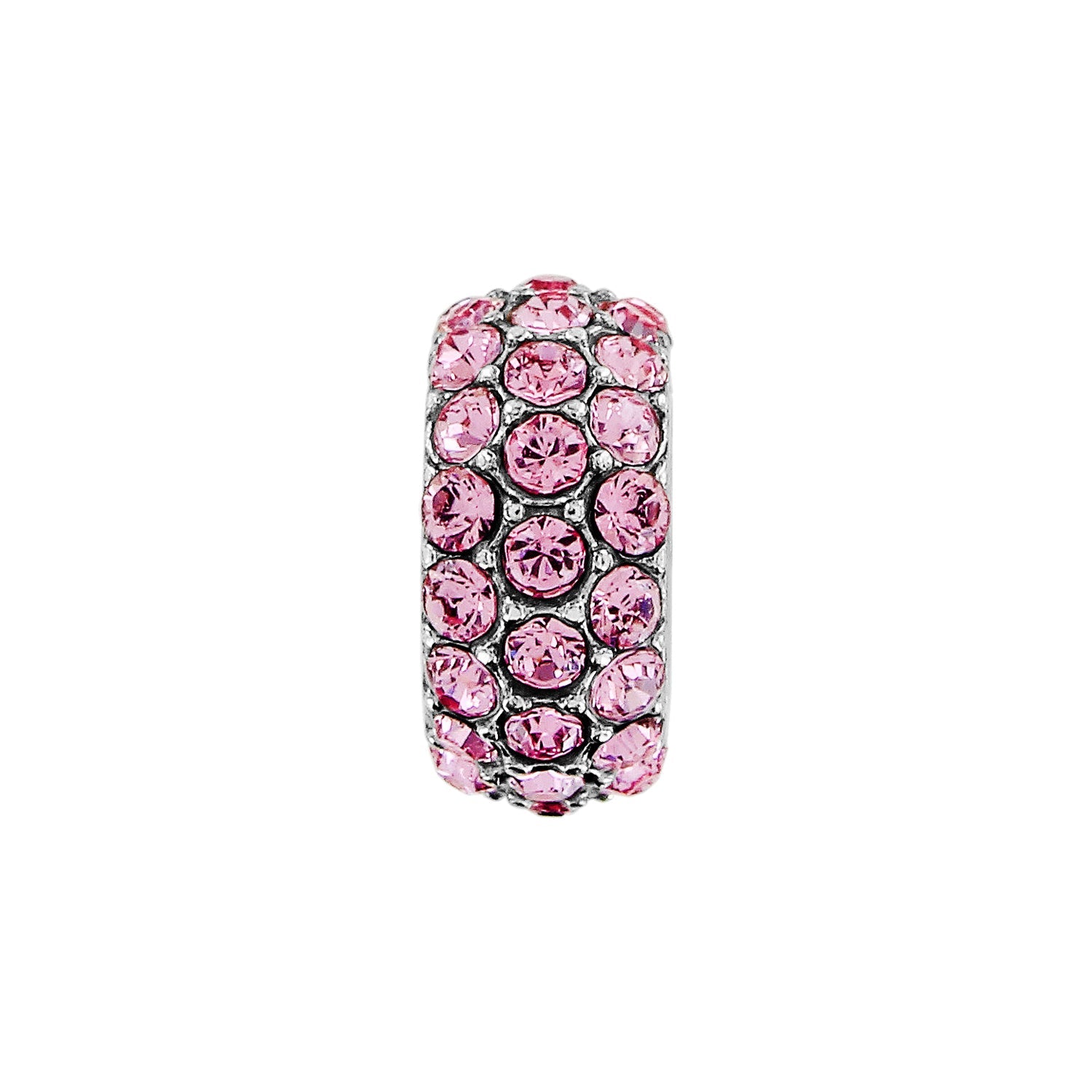 Brighton Glitter Spacer - Rose Pink
