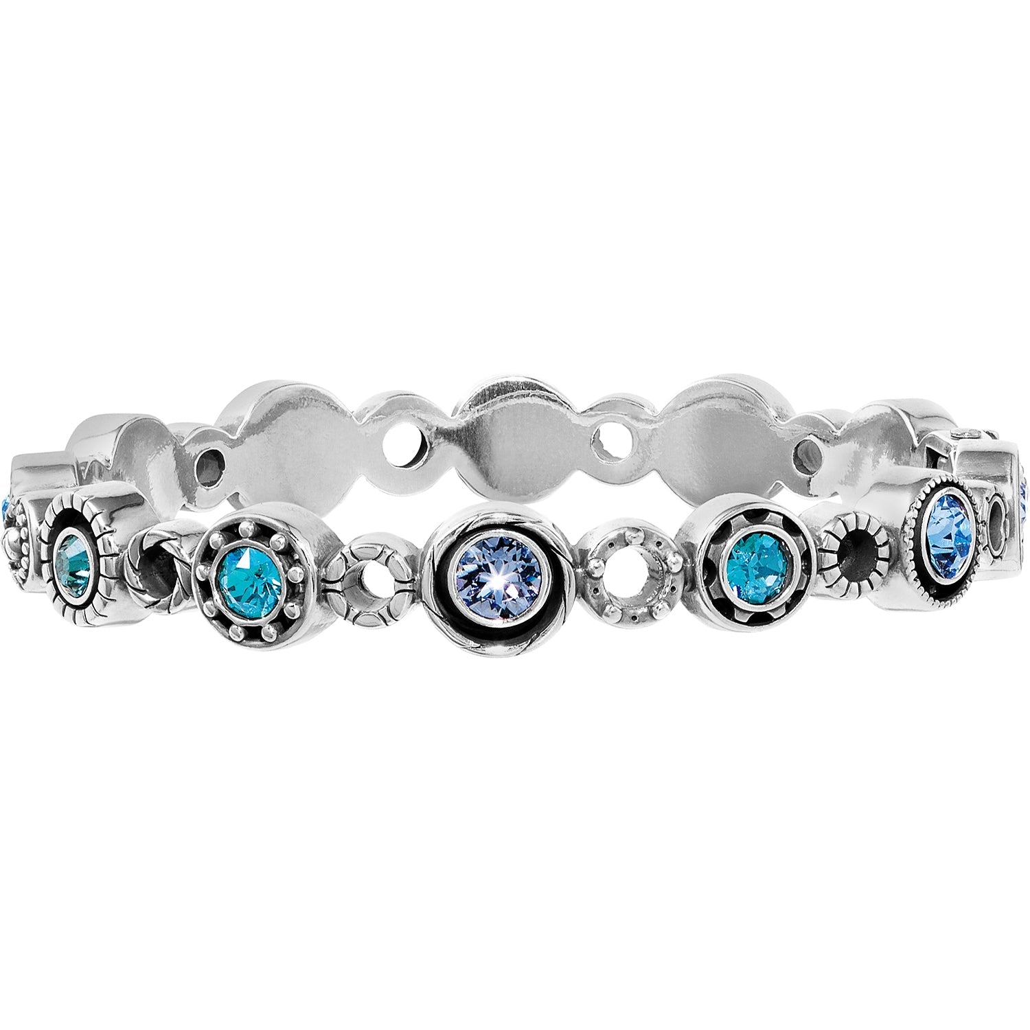 Brighton Halo Burst Hinged Bangle - Juli's Wearable Art