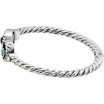 Brighton Halo Hinged Bangle - Juli's Wearable Art