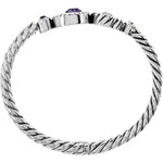 Brighton Halo Hinged Bangle - Juli's Wearable Art