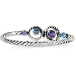 Brighton Halo Hinged Bangle - Juli's Wearable Art