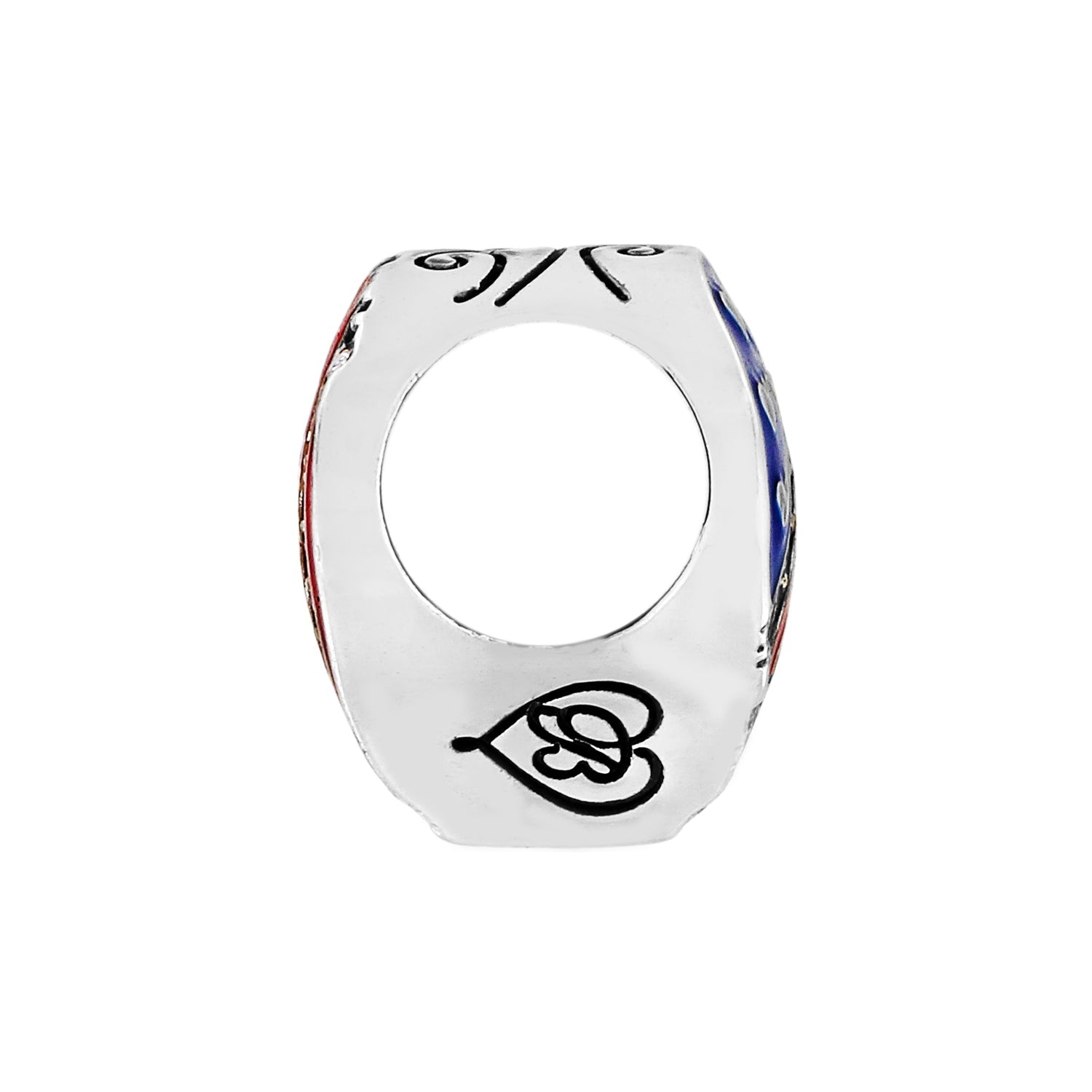 Brighton Hearts & Stripes Bead