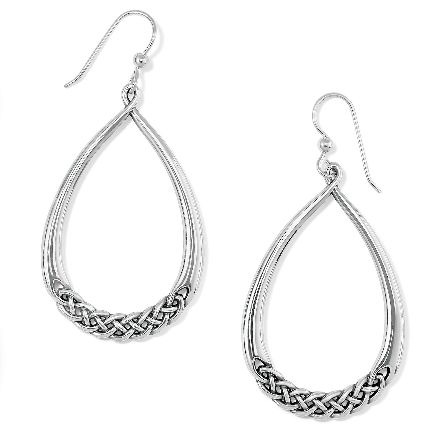 Brighton Interlok Braid Drop French Wire Earrings - Juli's Wearable Art