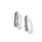 Brighton Interlok Braid Small Hoop Earrings - Juli's Wearable Art