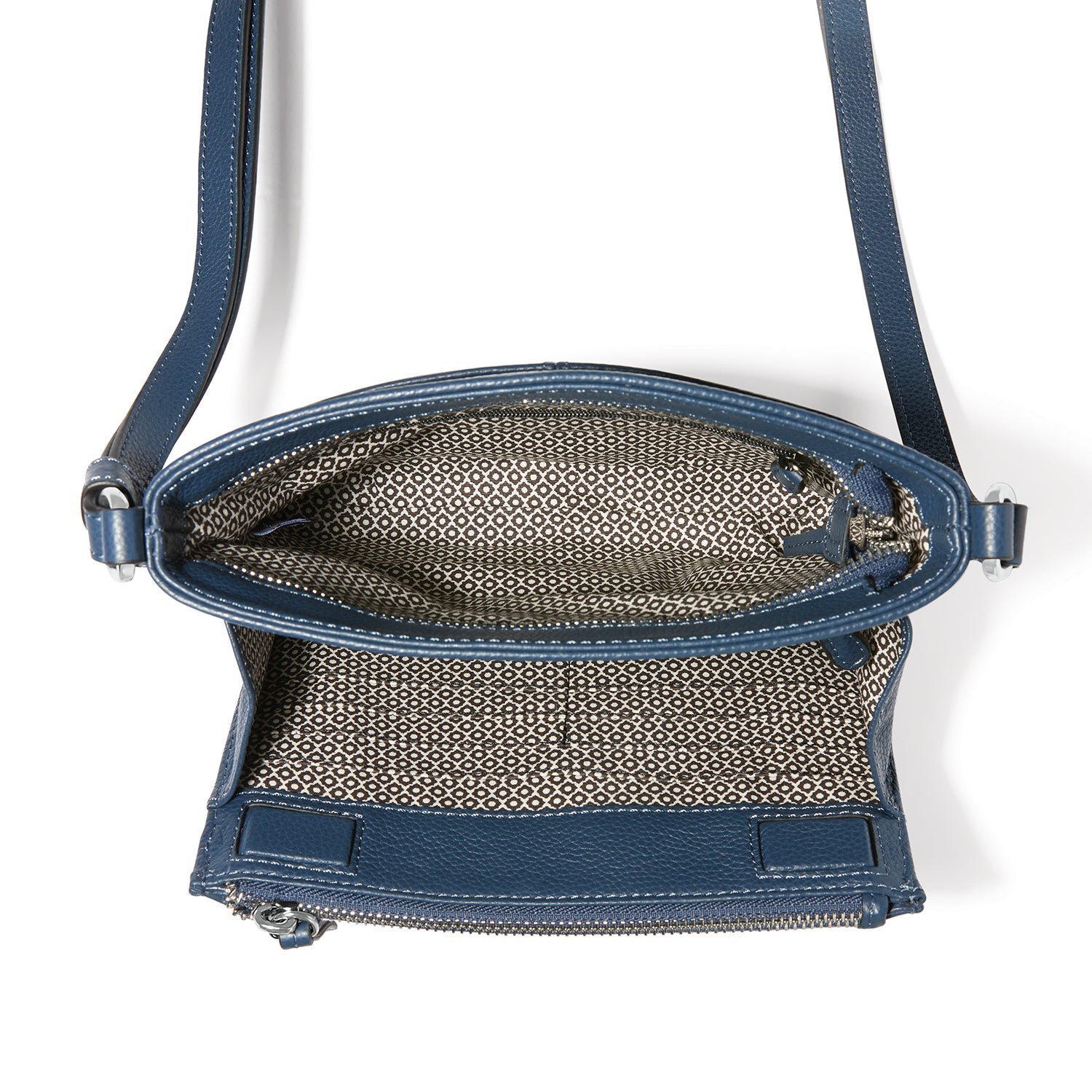 Brighton Interlok City Organizer Handbag | French Blue Leather