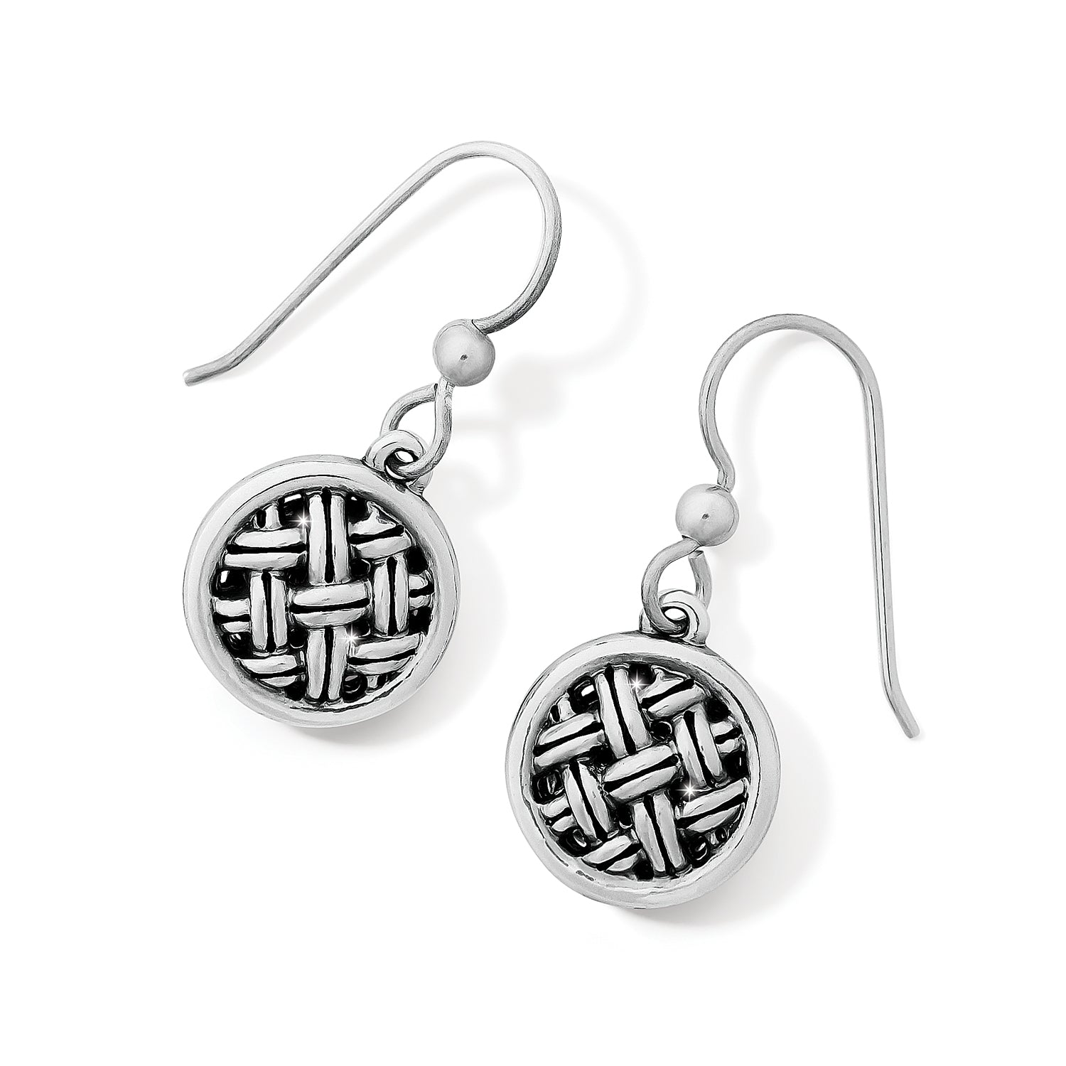 Brighton Interlok Loom French Wire Earrings - Juli's Wearable Art