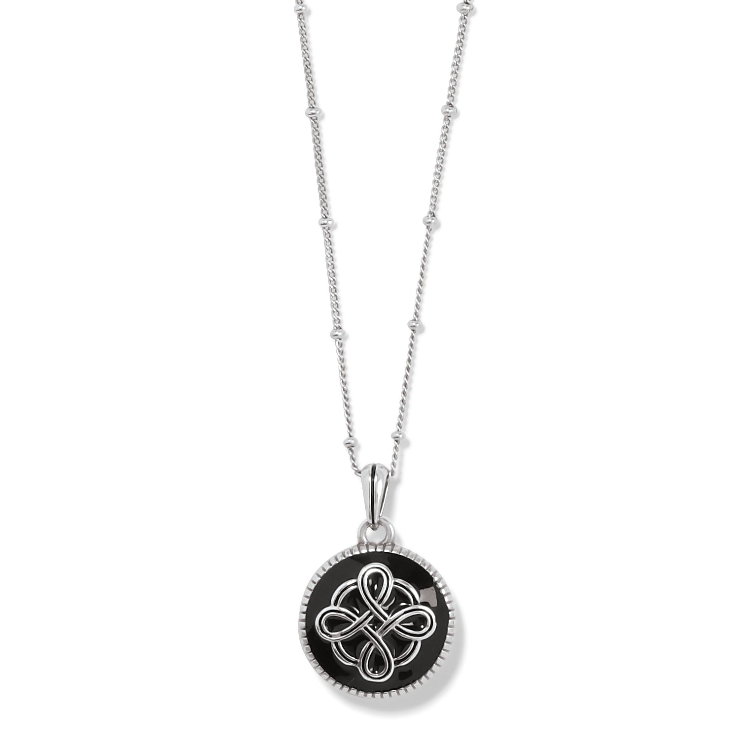 Brighton Interlok Noir Reversible Necklace