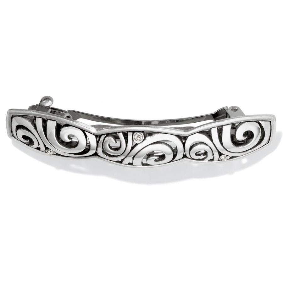 Collana con colletto anni '60 Brighton, ovali, placcata in argento, fuori produzione, 16-18 pollici Collana con colletto anni '60 Brighton, ovali, placcata in argento, fuori produzione, 16-18 pollici
