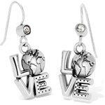 Brighton Love Earth French Wire Earrings - Juli's Wearable Art
