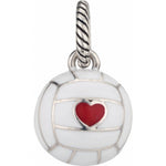 Brighton Love Volley Ball Charm - Juli's Wearable Art