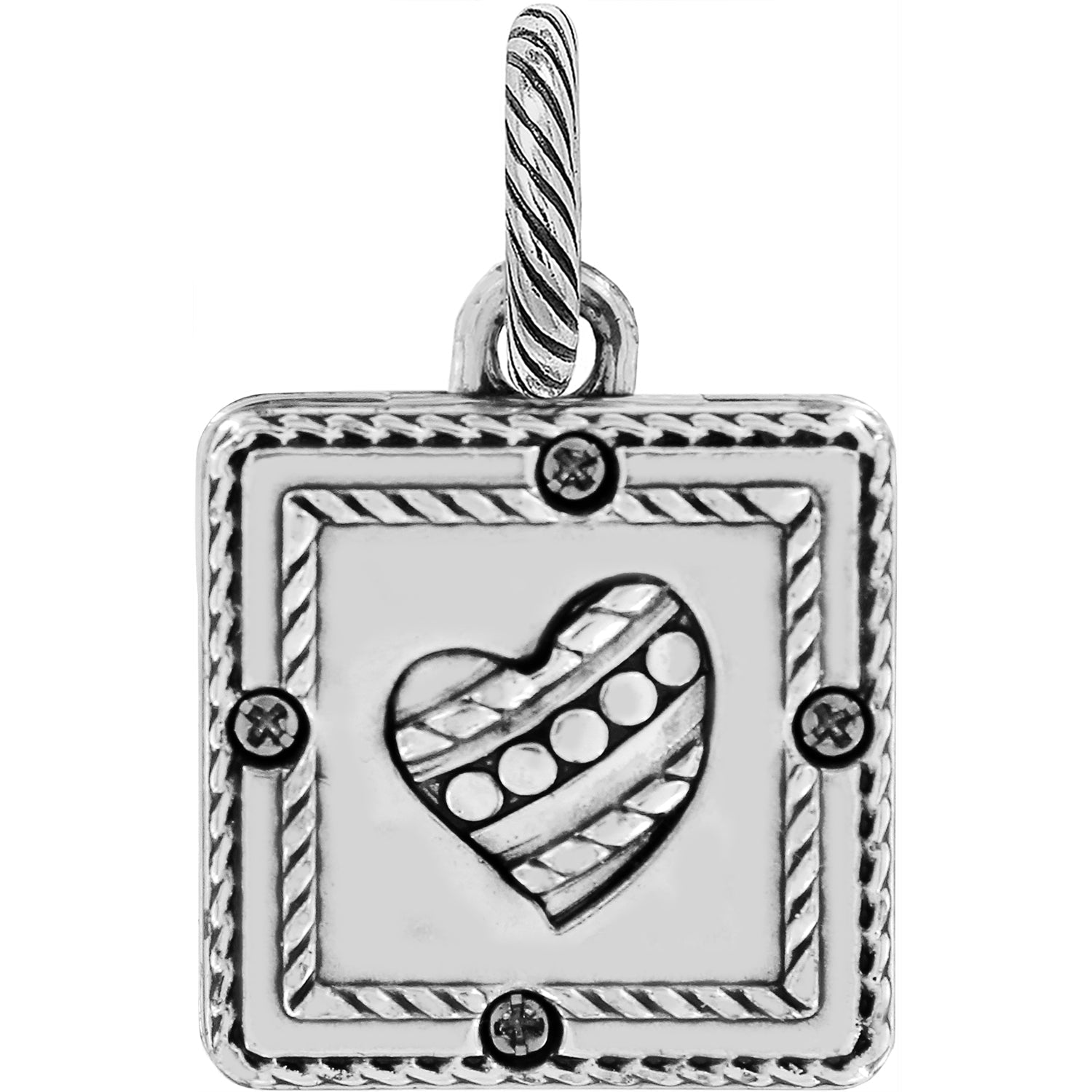 Brighton Memento Square Photo Charm