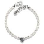 Brighton Meridian Zenith Heart Pearl Bracelet - Juli's Wearable Art