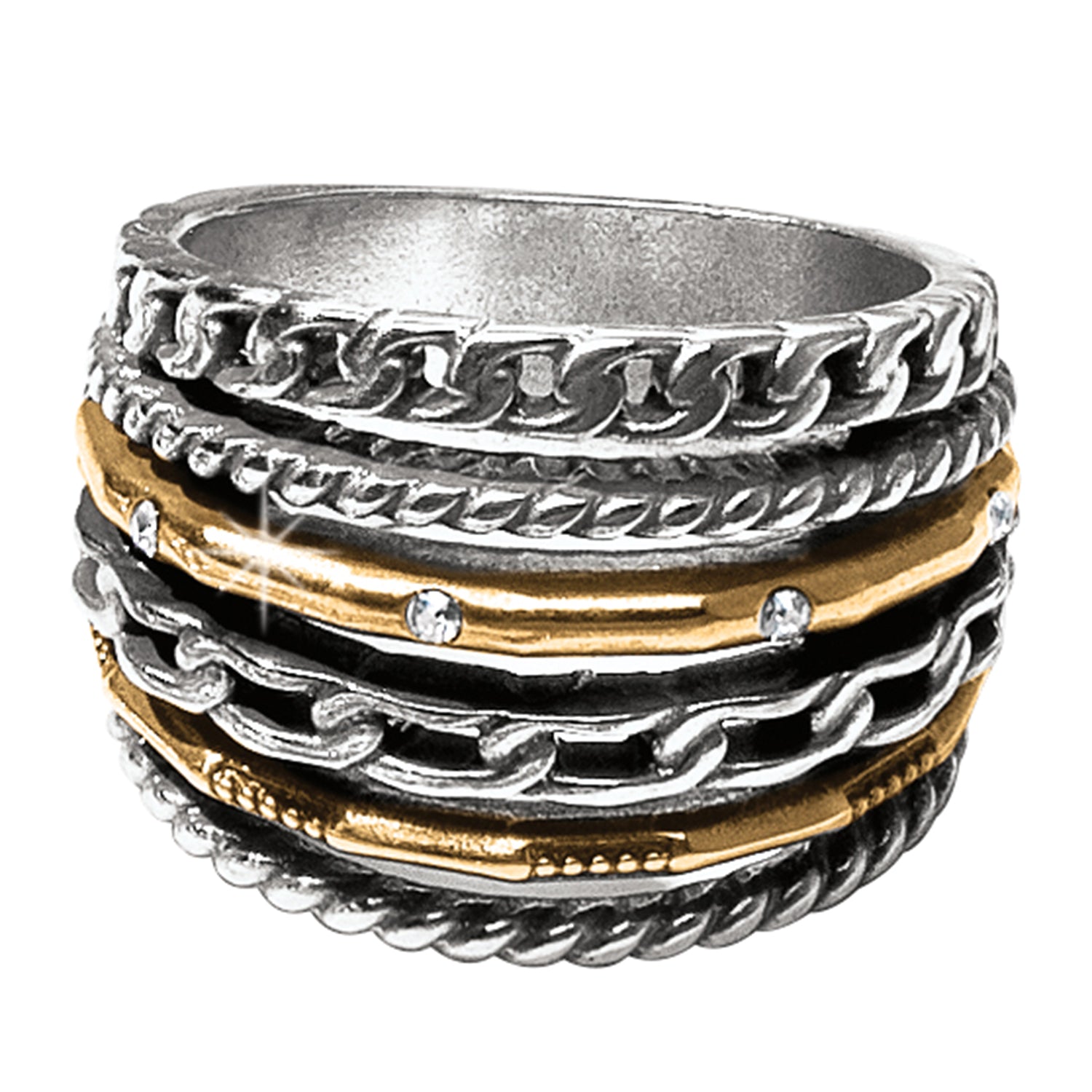 Brighton Neptune's Rings Multiple Row Ring - Juli's Wearable Art