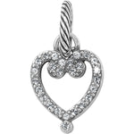 Brighton Open Heart Charm - Juli's Wearable Art