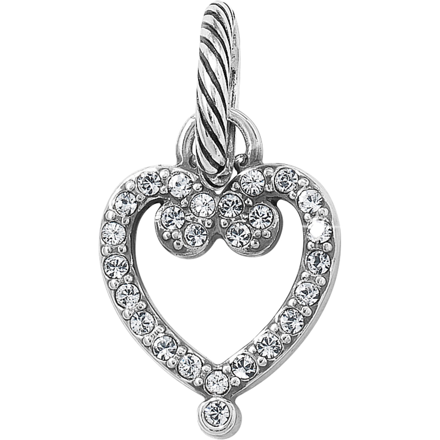 Brighton Open Heart Charm - Juli's Wearable Art