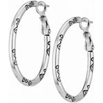 Brighton Oval Hoop Charm Earrings - Juli's Wearable Art