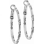 Brighton Oval Hoop Charm Earrings - Juli's Wearable Art
