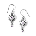Brighton Pebble Dot Medali Reversible French Wire Earrings - Birthstones - Juli's Wearable Art