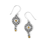 Brighton Pebble Dot Medali Reversible French Wire Earrings - Birthstones - Juli's Wearable Art