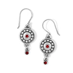 Brighton Pebble Dot Medali Reversible French Wire Earrings - Birthstones - Juli's Wearable Art