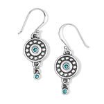 Brighton Pebble Dot Medali Reversible French Wire Earrings - Birthstones - Juli's Wearable Art