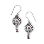 Brighton Pebble Dot Medali Reversible French Wire Earrings - Birthstones - Juli's Wearable Art