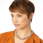 Brighton Pebble Large Hoop Earrings - Juli's Wearable Art