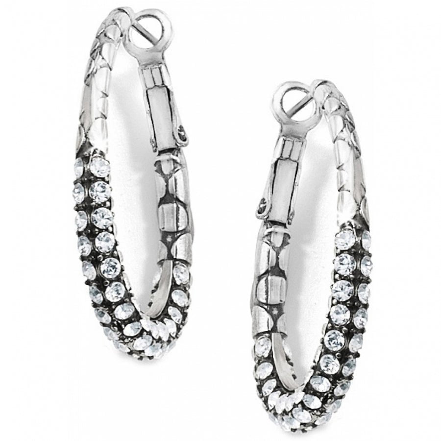 Brighton Pebble Pave Hoop Earrings - Juli's Wearable Art
